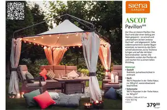 Selgros Siena Ascot Pavillon Angebot