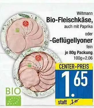 Edeka Wiltmann Bio-fleischkäse Oder -geflügellyoner Angebot