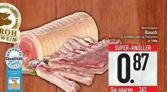 Edeka Bauch Strohschwein Angebot