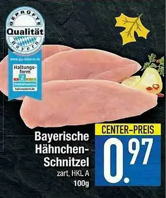 Edeka Bayerische Hähnchenschnitzel Angebot