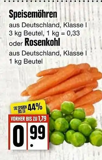 Edeka Frischemarkt Speisemöhren Oder Rosenkohl Angebot