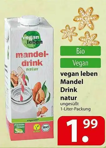 Famila Nord Ost Vegan Leben Mandel Drink Natur Angebot