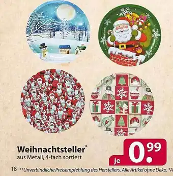 Famila Nord Ost Weihnachtsteller Angebot