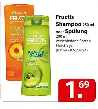 Famila Nord Ost Fructis Shampoo Oder Spülung Angebot