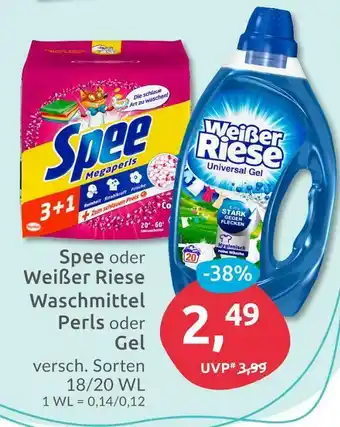 Budni Spee oder weißer riese waschmittel perls oder gel Angebot