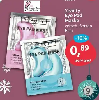 Budni Yeauty eye pad maske Angebot