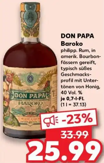 Kaufland DON PAPA Baroko Angebot