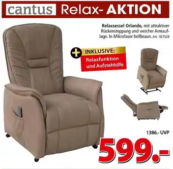 Zurbrüggen Cantus relaxsessel orlando Angebot