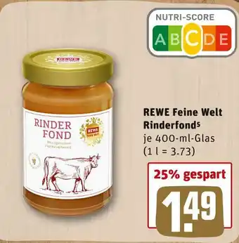 REWE Rewe feine welt rinderfond Angebot