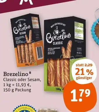tegut Brezelino classic oder sesam Angebot