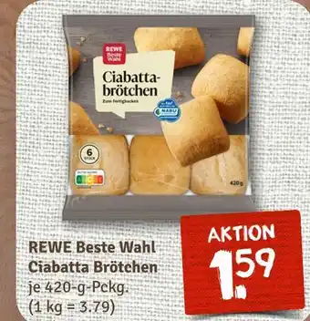 nahkauf Rewe beste wahl ciabatta brötchen Angebot