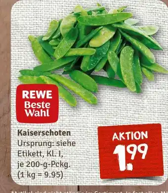 nahkauf Rewe beste wahl kaiserschoten Angebot