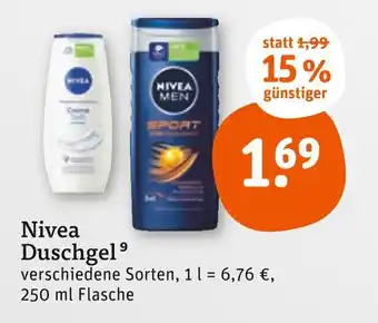 tegut Nivea duschgel Angebot