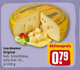 REWE Leerdammer original holl. schnittkäse Angebot