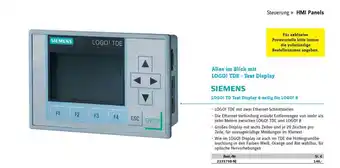 Conrad Siemens Logo! TD Text Display 6-zeilig Für Logo! 8 Angebot