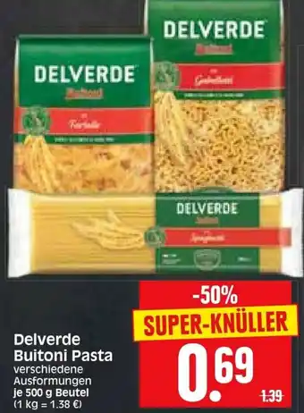 Edeka Herkules Delverde Buitoni Pasta 500g Beutel Angebot