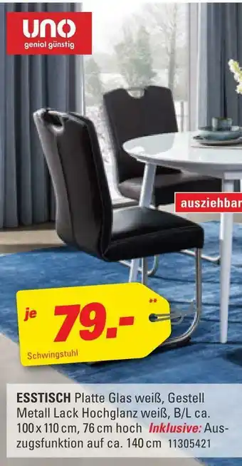 Höffner Uno esstisch oder schwingstuhl Angebot