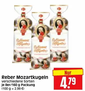 Edeka Herkules Reber Mozartkugeln 160g Angebot