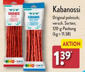 Aldi Nord Kabanossi Angebot