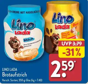 Aldi Nord LINO LADA Brotaufstrich Angebot