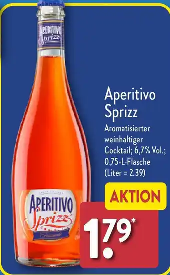 Aldi Nord Aperitivo Sprizz Angebot