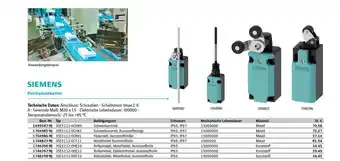 Conrad Siemens Positionsschalter Angebot