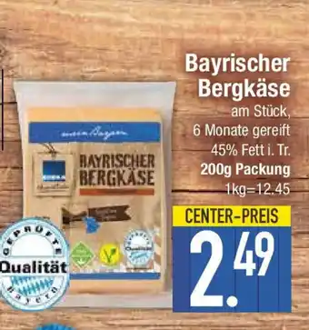 E-Center Bayrischer Bergkäse Angebot