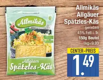 E-Center Allmikäs Allgäuer Spätzles-Käs Angebot