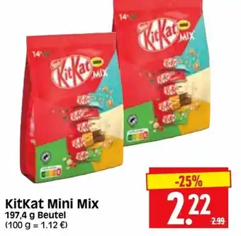 Edeka Herkules Kitkat Mini Mix 197,4g Beutel Angebot