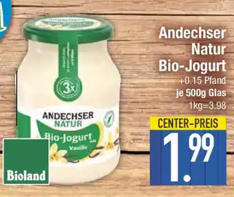 E-Center Andechser Natur Bio-Jogurt Angebot