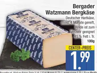 E-Center Bergader Watzmann Bergkäse Angebot