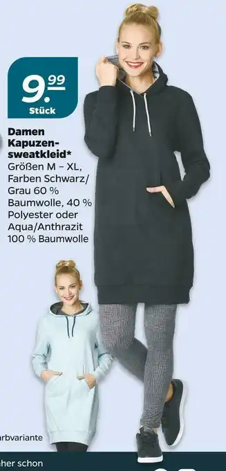 NETTO Damen kapuzensweatkleid Angebot