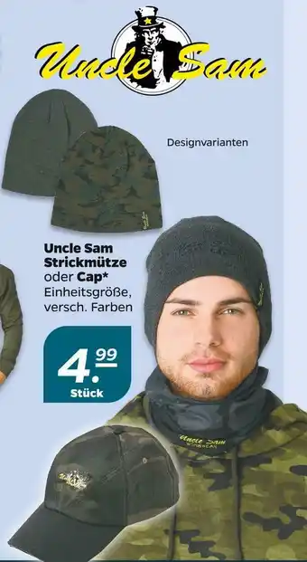 NETTO Uncle sam strickmütze oder cap Angebot