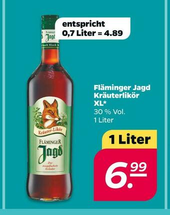 NETTO Fläminger jagd kräuterlikör xl Angebot