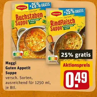 REWE Maggi guten appetit suppe Angebot