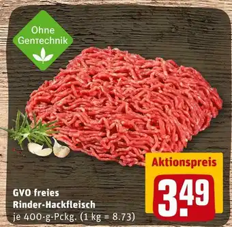 REWE Gvo freies rinderhackfleisch Angebot