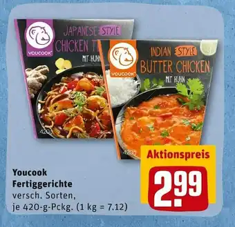 REWE Youcook fertiggerichte Angebot