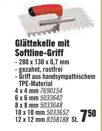 Hornbach Glättekelle Mit Softline Griff Angebot