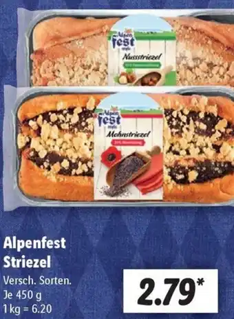 Lidl Alpenfest Striezel Angebot
