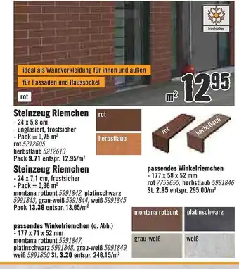 Hornbach Steinzeug Riemchen Angebot