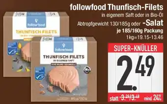 E-Center followfood Thunfisch-Filets Angebot