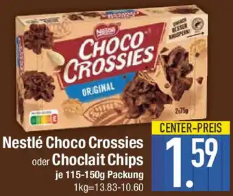 E-Center Nestlé Choco Crossies oder Choclait Chips Angebot