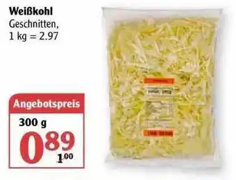 Globus Weiẞkohl Angebot