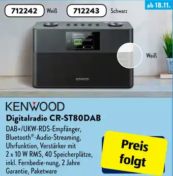 Aldi Süd Digitalradio CR-ST80DAB Angebot