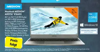 Aldi Süd Notebook Medion Akoya E16402 Angebot