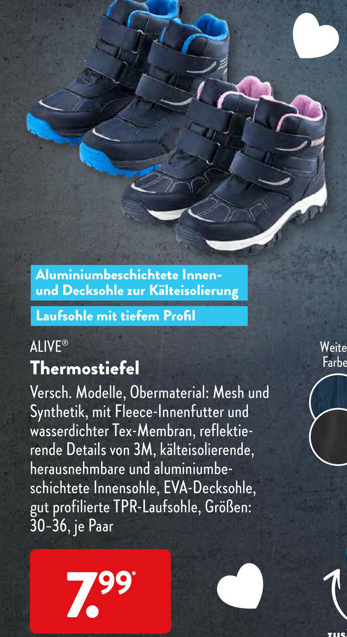 Thermostiefel Angebot bei Aldi Süd