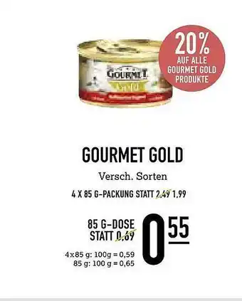 Kölle Zoo Gourmet Gold 85g Angebot