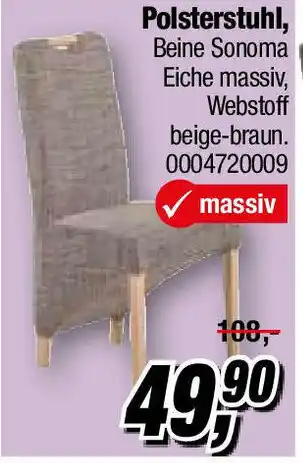 Opti Wohnwelt Polsterstuhl Angebot