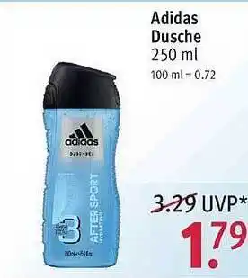 Rossmann Adidas Dusche 250ml Angebot