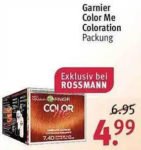 Rossmann Garnier Color Me Coloration Angebot